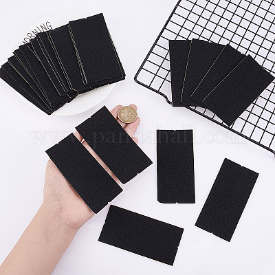 Wholesale CHGCRAFT 36Pcs Black Self-Adhesive Squeegee Fabric Felt