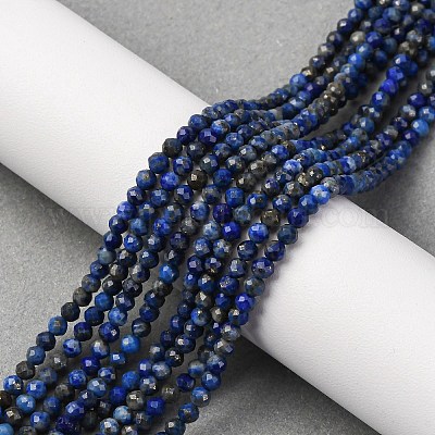 Natürlicher Lapislazuli Perlenstränge&nbsp;G-RM241221-B19-1