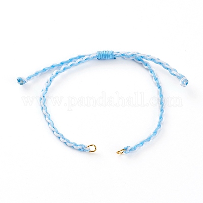 Wholesale Adjustable Nylon Braided Cord Bracelet Making