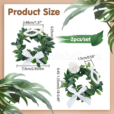 PVC-Kerzenkranz&nbsp;AJEW-NB00003-1