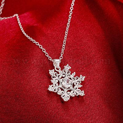 Wholesale Fashion Popular Brass Cable Chain Snowflake Cubic Zirconia ...