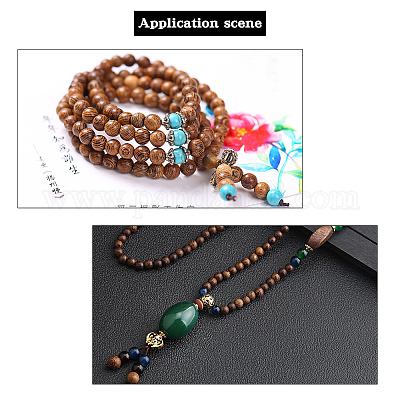 Wholesale PandaHall 500 Pcs Wood Beads for Jewelry Making Supplies 