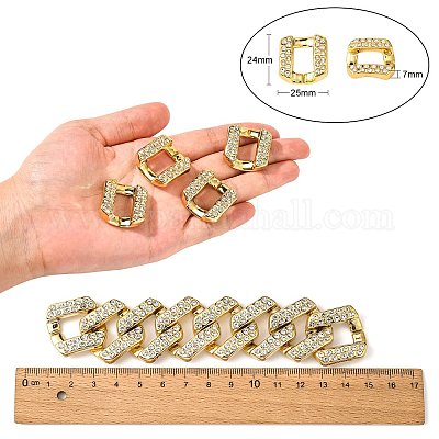 Acryl-Strass-Gliederringe&nbsp;LS-FIND-CJC0003-31-1