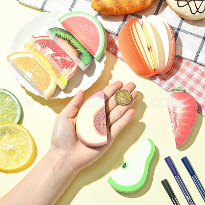 9 pieza de papel de notas con temática de frutas de 9 estilos&nbsp;ST-CJ0044-001-1