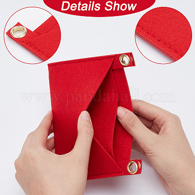 Shop WADORN 3 Sizes Felt Organizer Insert for Women Pochette for Jewelry  Making - PandaHall Selected