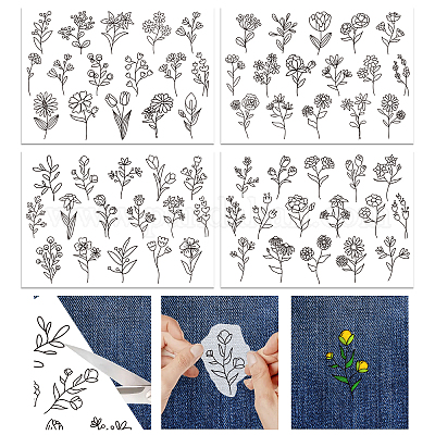 Wholesale Non-woven Fabrics Water Soluble Embroidery Pattern Fabric 