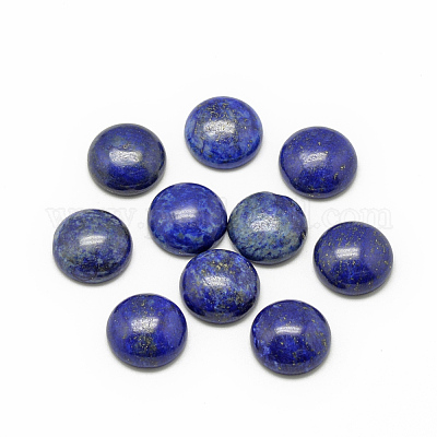 Natürliche Lapislazuli Cabochons&nbsp;G-R416-12mm-33-1