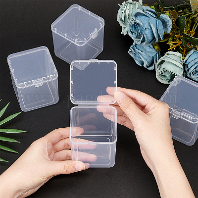 Wholesale SUPERFINDINGS 8 Pack Plastic Beads Storage Containers Boxes with  Lids 6.5x6.7x7.3cm Small Sqaure Plastic Organizer Storage Cases for Beads  Jewelry Office Craft 