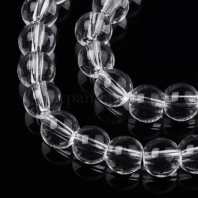 Transparente Glasperlen Stränge&nbsp;GLAA-T032-T4mm-13-1