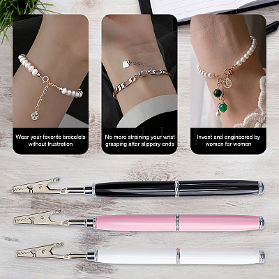 Bracelet Tool Jewelry Helper- Bracelet Fastener Helper With Watch Clasps &  Zippe