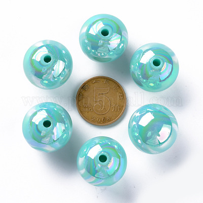 Perline acrilico opaco&nbsp;MACR-S370-D20mm-SS2107-1