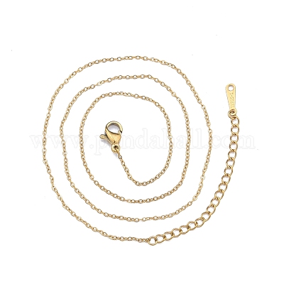 Collier à chaînes en acier inoxydable 304 pour hommes et femmes en gros pour création de bijoux