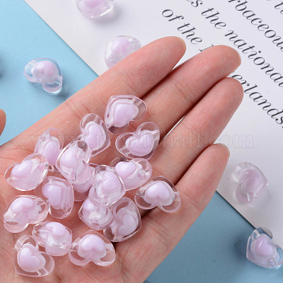 Perles en acrylique transparente&nbsp;TACR-S152-08A-09-1