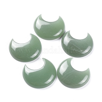 Cabochons naturales aventurina verde&nbsp;G-P440-A05-1