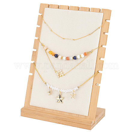 Expositores de collares pandahall NDIS-WH0009-13C-1
