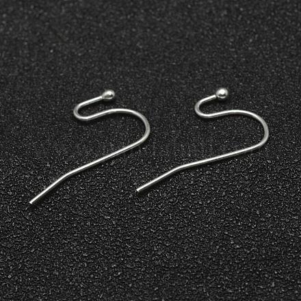 925 Sterling Silver Earring Hooks STER-P032-01-2mm-1