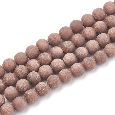 Synthetic Goldstone Beads Strands G-T106-006B-1