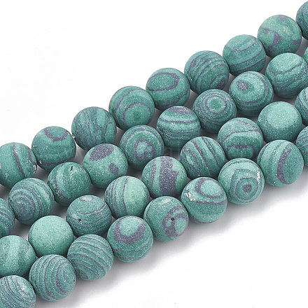Synthetic Malachite Beads Strands G-T106-200-1