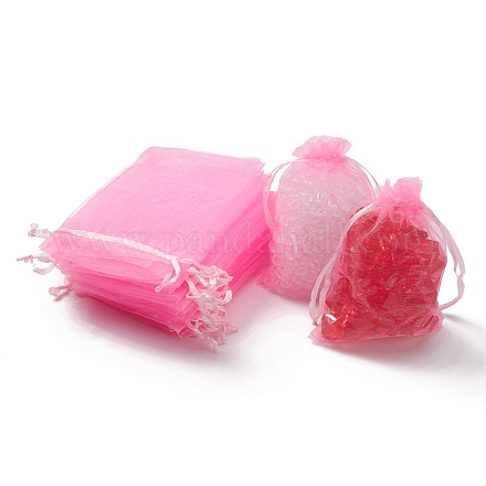 Organza Gift Bags with Drawstring X1-OP-R016-9x12cm-02-1
