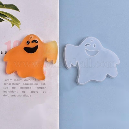 Stampi in silicone per ciondolo fantasma fai da te di halloween DIY-P006-50-1
