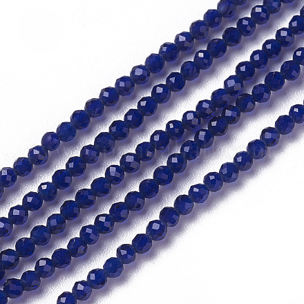 Glass Beads Strands X-G-F596-47L-3mm-1
