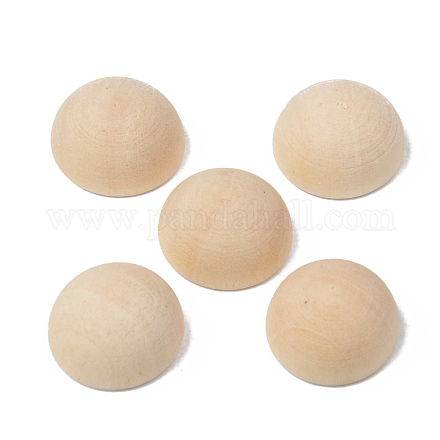 Unfinished Natural Wood Cabochons X-WOOD-R269-G-1