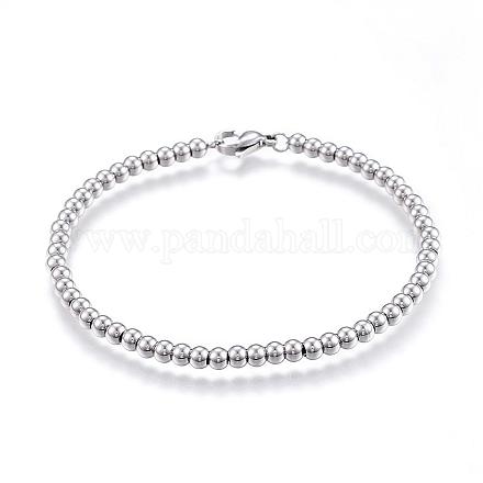 304 Edelstahl Perlen Armbänder BJEW-G544-34P-1