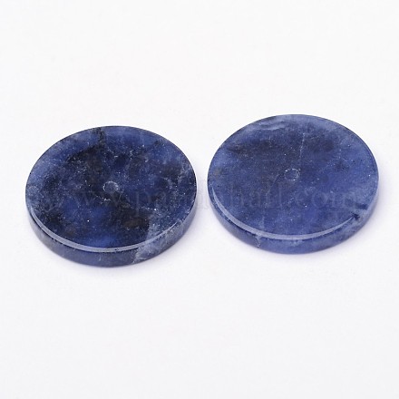Natural Sodalite Disc Bead G-F232-03A-1