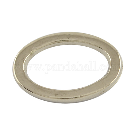 Alloy Oval Linking Rings TIBE-2605-P-RS-1