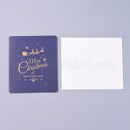 Sobres y juegos de tarjetas de felicitación de feliz navidad DIY-I029-03D-1