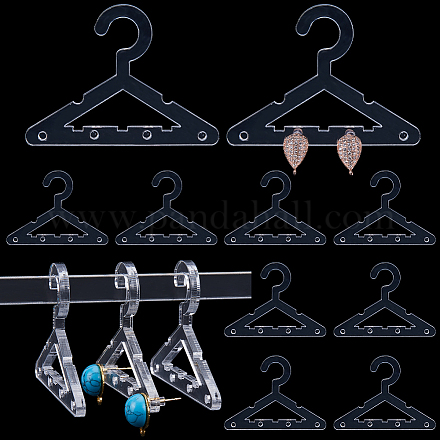 CRASPIRE 50Pcs Mini Acrylic Hangers for Earring Display EDIS-CP0001-06-1