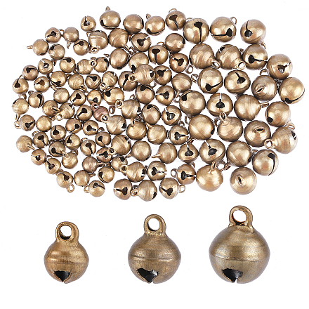 100PCS Brass Small Bells 2# 14mm Chinese characters FU Bells for Puppy  NBB337 - AliExpress