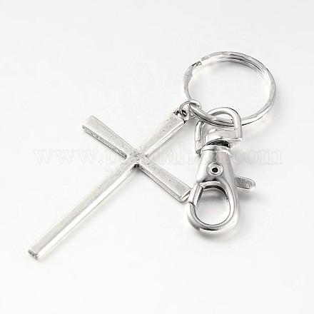 Porte-clés croix en alliage KEYC-JKC00068-01-1