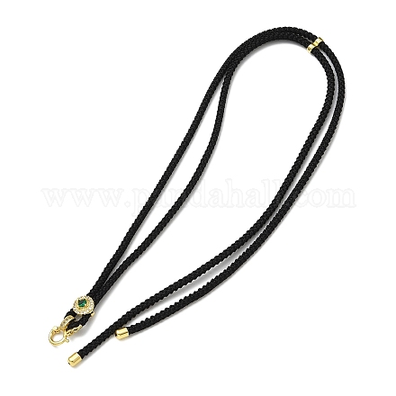 Нейлоновый шнур ожерелья выводы KK-Q019-09G-02-1