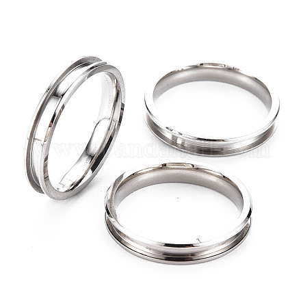 304 кольцо из нержавеющей стали с рифлением для пальцев STAS-WH0039-01D-P-1