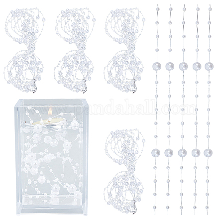 Guirlande de perles en plastique KY-WH0030-39C-1