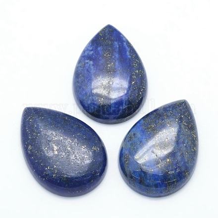 Cabochons en lapis lazuli naturel X-G-P393-G09-1