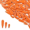 3 Styles Teardrop Shape Porcelain Mosaic Tiles, for DIY Mosaic Art Crafts, Picture Frames and More, Coral, 21~40x8~12x4mm, about 100g/set