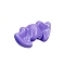 Plastic Beads, Bat, Purple, 25x14.2x9.3mm, about 430pcs/500g