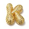 Brass with Cubic Zirconia Pendant, Letter K, Letter K, 22x19x7mm, Hole: 4mm