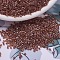 MIYUKI Delica Beads, Cylinder, Japanese Seed Beads, 11/0, (DB0915) Sparkling Ginger Lined Crystal, 1.3x1.6mm, Hole: 0.8mm, about 20000pcs/bag, 100g/bag