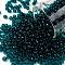 TOHO Round Seed Beads, Japanese Seed Beads, (7BD) Transparent Capri Blue, 8/0, 3mm, Hole: 1mm, about 1111pcs/50g