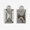 Alloy Charms, Lead Free and Cadmium Free, Envelope, Antique Silver, about 16.5mm long, 9mm wide, 2mm thick, hole: 1.5mm
