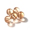 K9 Glass, Imitation Austrian Crystal Beads, Round, PeachPuff, 7.5x8mm, Hole: 1.4mm