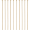 BENECREAT 100PCS 18K Real Gold Plated Flat Head Pins 21 Gauge Brass Head Ball pins for Jewelry Making - 63mm Long