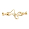Brass Micro Pave Green Cubic Zirconia Fold Over Clasps, Snake, Real 18K Gold Plated, 57mm