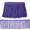 Polyester Tassel Ribbons, Garment Accessories, Indigo, 150~152mm