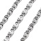 304 Stainless Steel Lumachina Chains, Unwelded, with Spool, Stainless Steel Color, 8.5x3.8x1mm, 10m/roll
