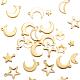 200Pcs 10 Style 304 Stainless Steel Charms STAS-LS0001-40-4