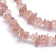Chapelets de perles aux fraises en quartz naturel G-P332-53-2